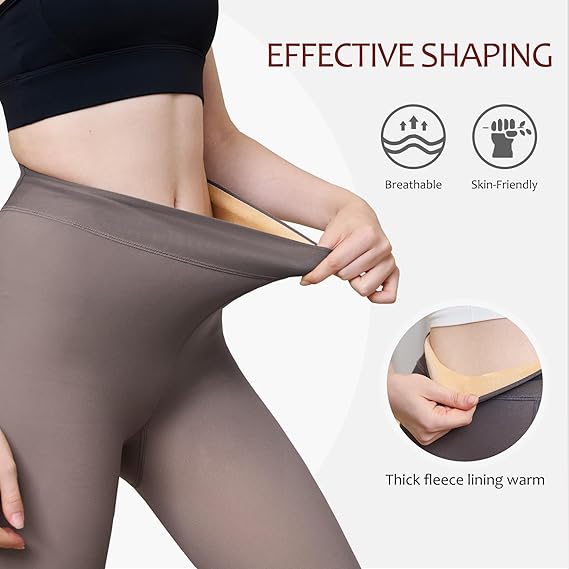 Warm Fleece Tights Slim Fit