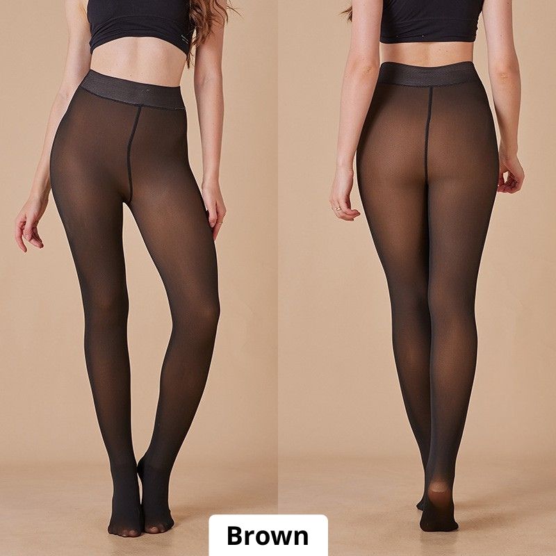 Warm Fleece Tights Slim Fit